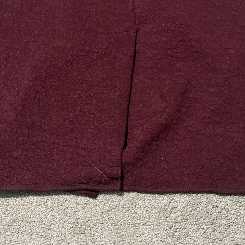 Philosophy‎ Women Small Cardigan Open Front Longline Burgundy Red - Picture 5 of 10